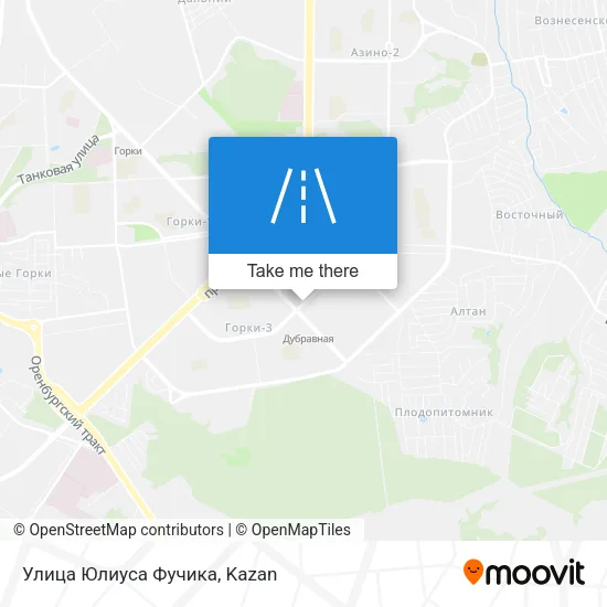 Улица Юлиуса Фучика map