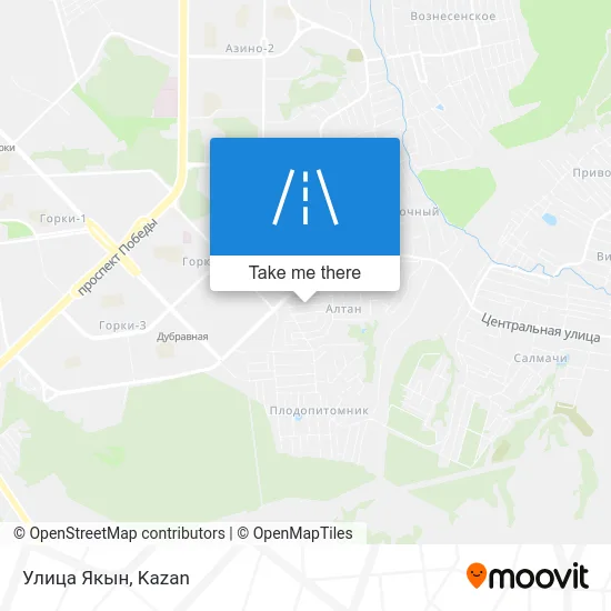 Улица Якын map