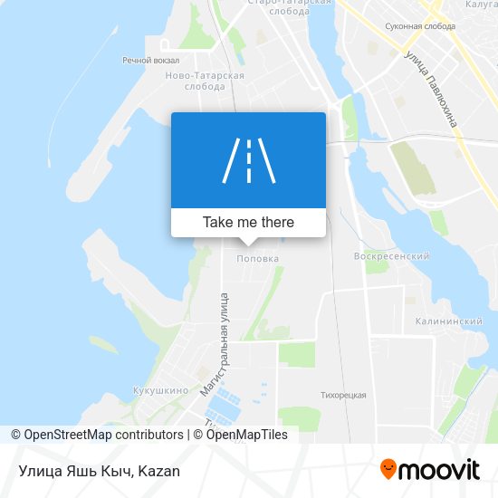 Улица Яшь Кыч map