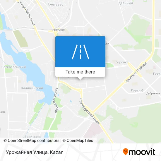 Урожайная Улица map