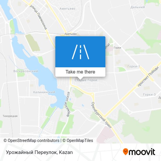 Урожайный Переулок map