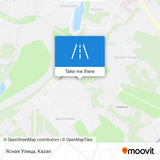 Ясная Улица map
