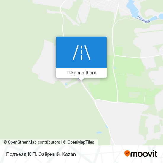 Подъезд К П. Озёрный map