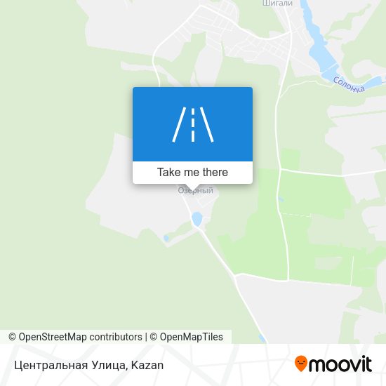 Центральная Улица map