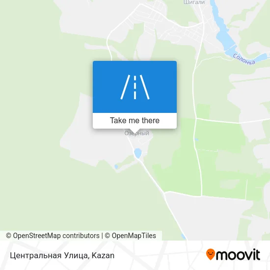 Центральная Улица map