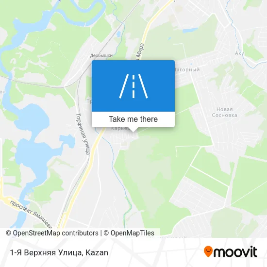 1-Я Верхняя Улица map