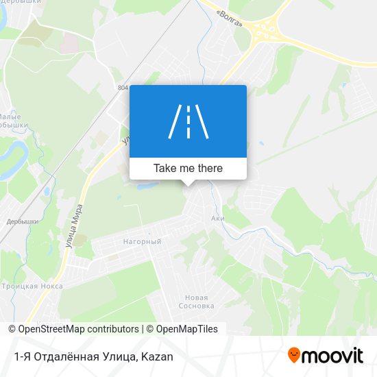 1-Я Отдалённая Улица map