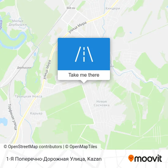 1-Я Поперечно-Дорожная Улица map