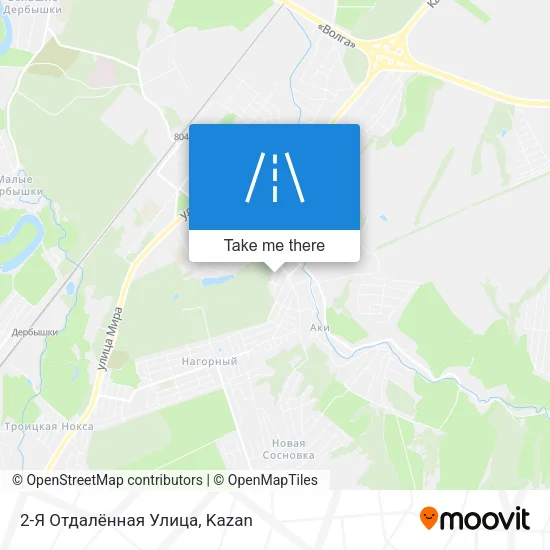 2-Я Отдалённая Улица map