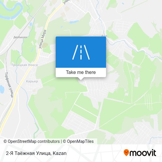 2-Я Таёжная Улица map