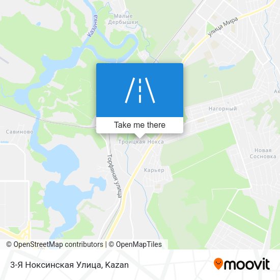 3-Я Ноксинская Улица map