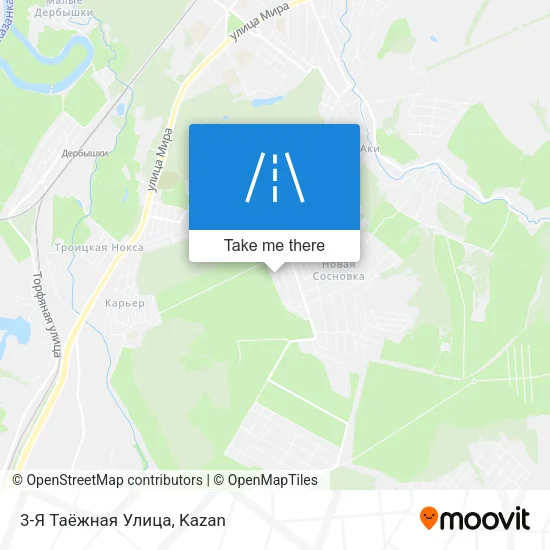 3-Я Таёжная Улица map
