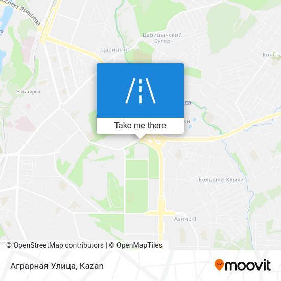 Аграрная Улица map
