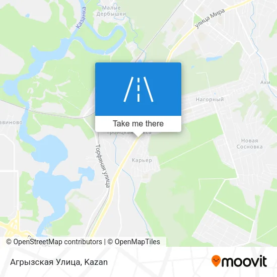 Агрызская Улица map