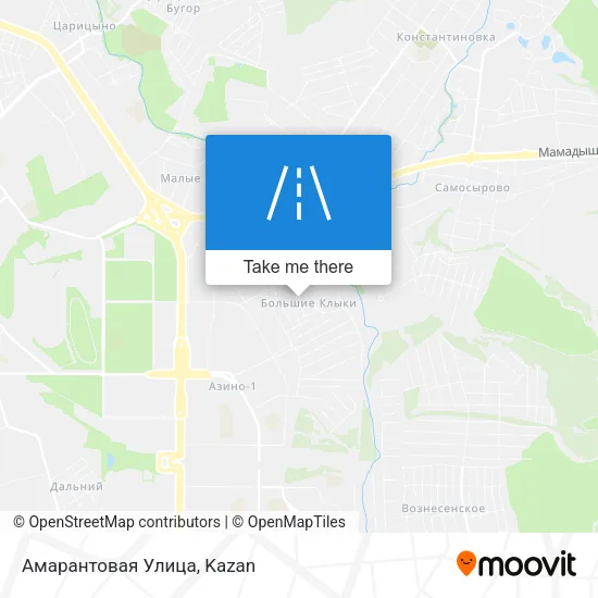 Амарантовая Улица map