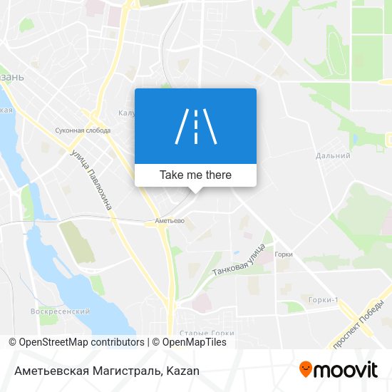 Аметьевская Магистраль map