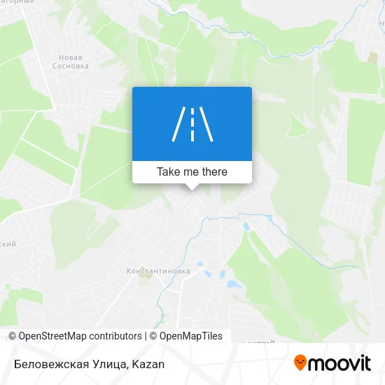 Беловежская Улица map