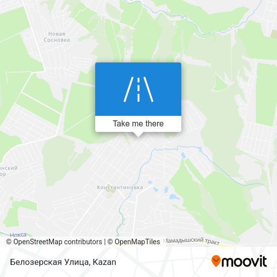 Белозерская Улица map