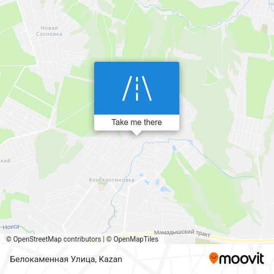 Белокаменная Улица map