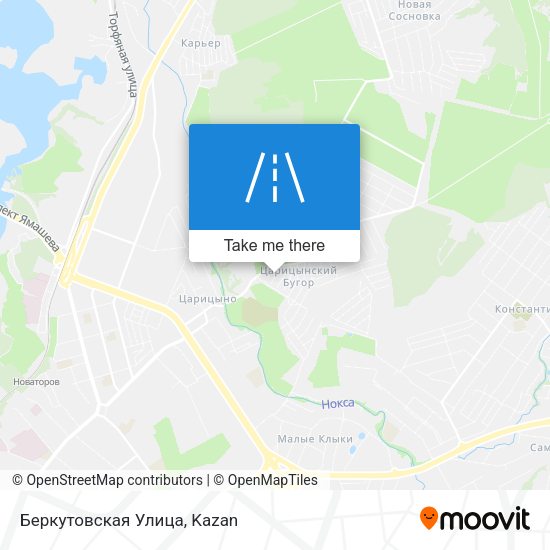 Беркутовская Улица map