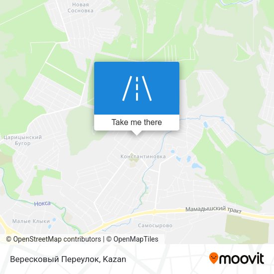 Вересковый Переулок map