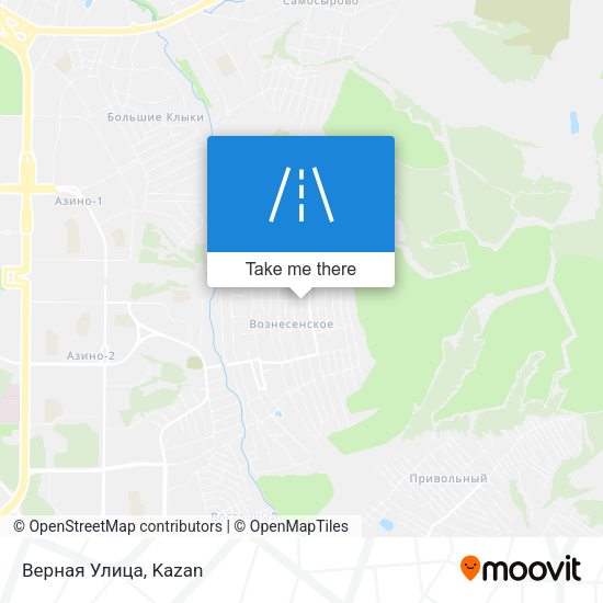 Верная Улица map