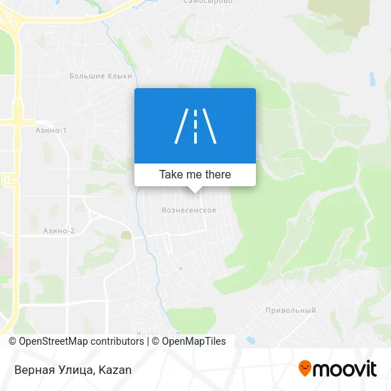 Верная Улица map