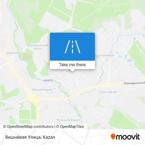 Вишнёвая Улица map