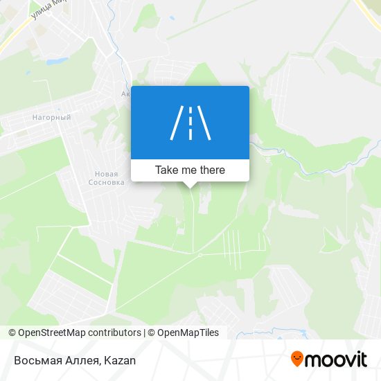 Восьмая Аллея map