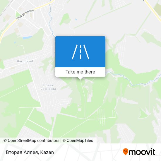 Вторая Аллея map