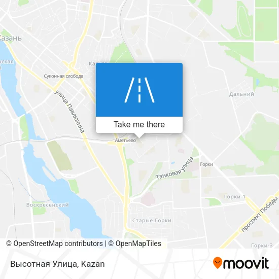 Высотная Улица map