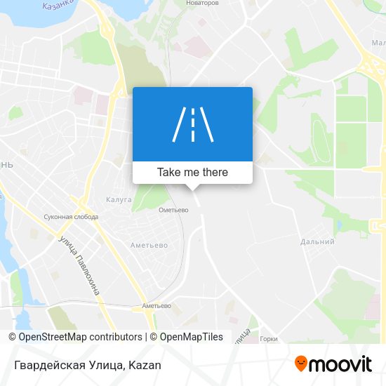 Гвардейская Улица map