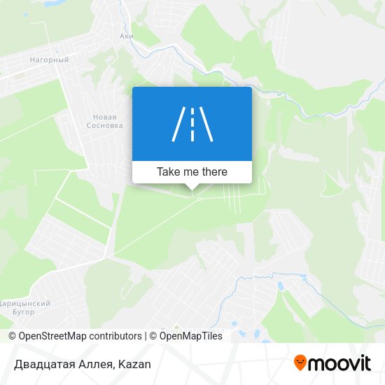 Двадцатая Аллея map