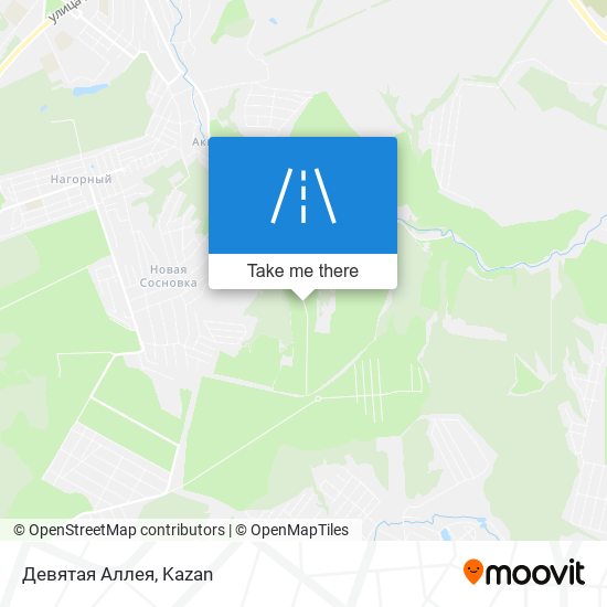 Девятая Аллея map