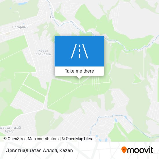 Девятнадцатая Аллея map