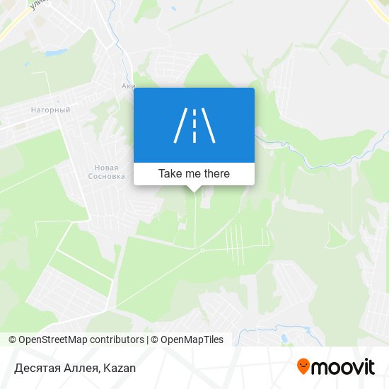 Десятая Аллея map