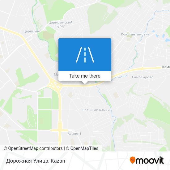 Дорожная Улица map