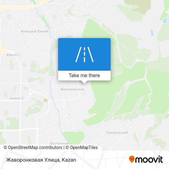 Жаворонковая Улица map