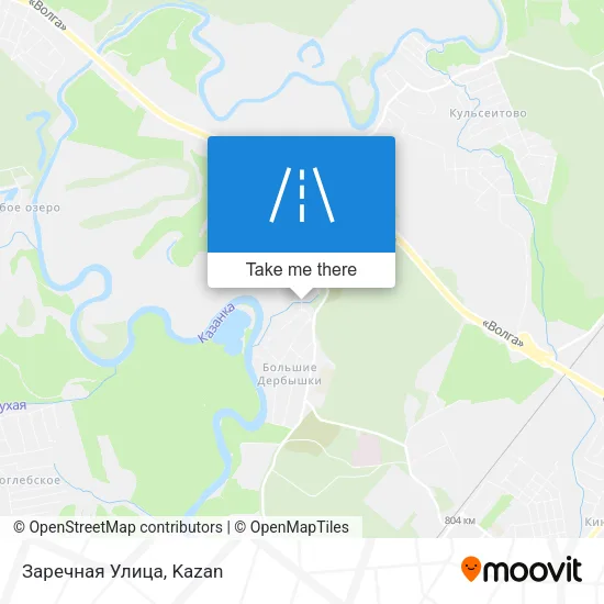 Заречная Улица map