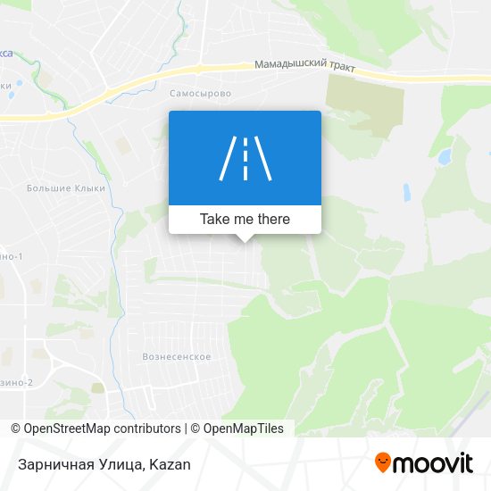 Зарничная Улица map