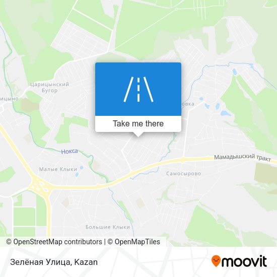 Зелёная Улица map