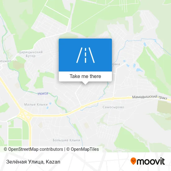 Зелёная Улица map