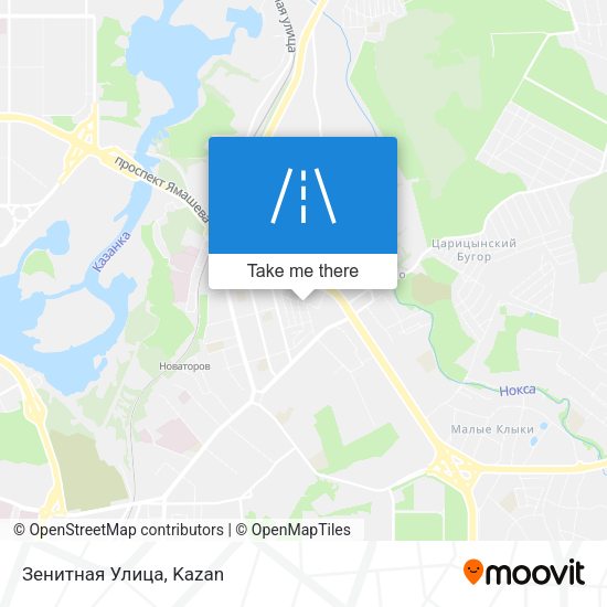 Зенитная Улица map