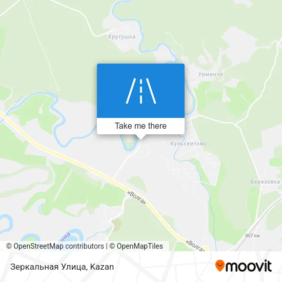 Зеркальная Улица map