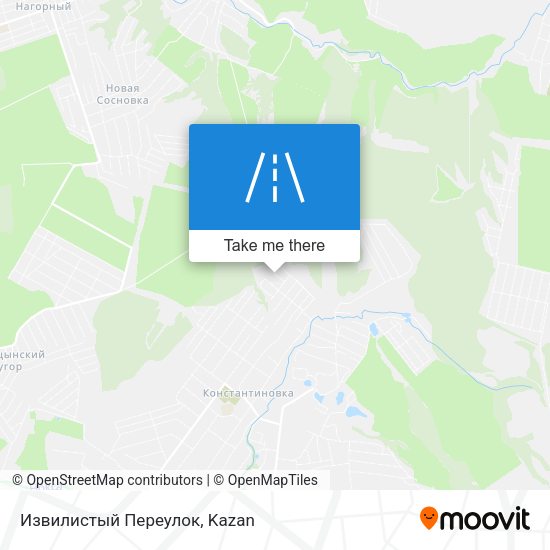 Извилистый Переулок map