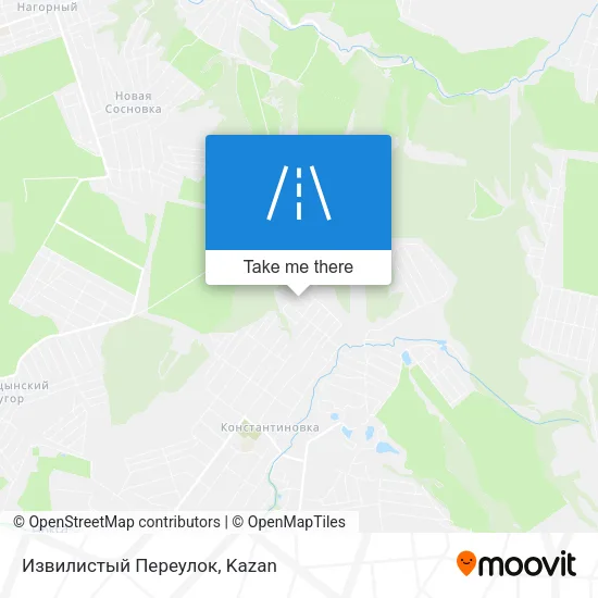 Извилистый Переулок map