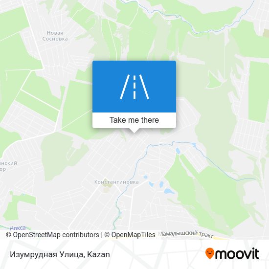 Изумрудная Улица map