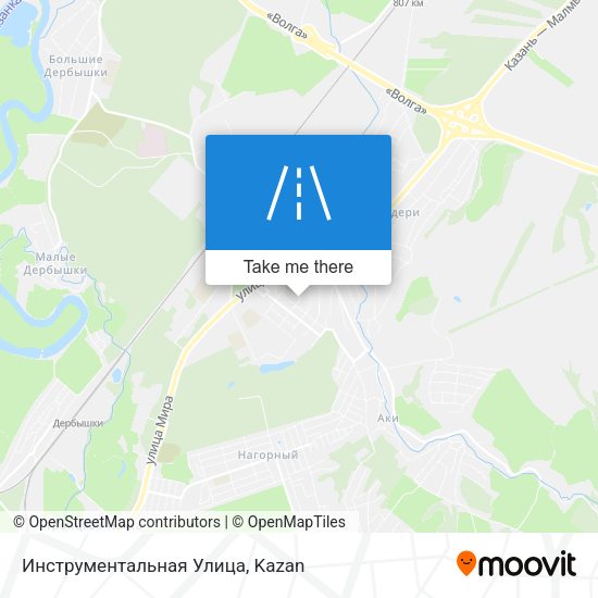 Инструментальная Улица map