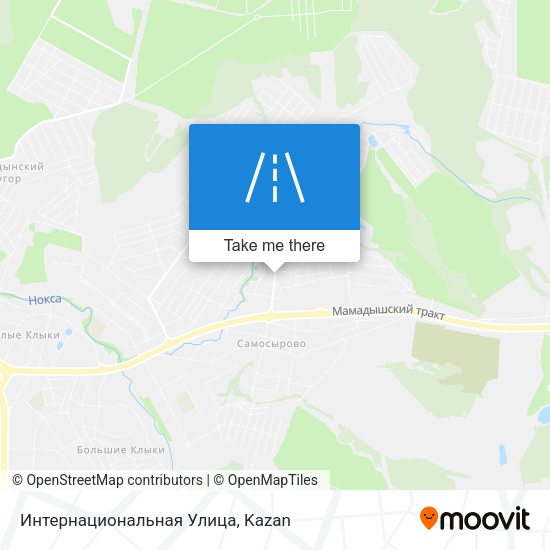 Интернациональная Улица map