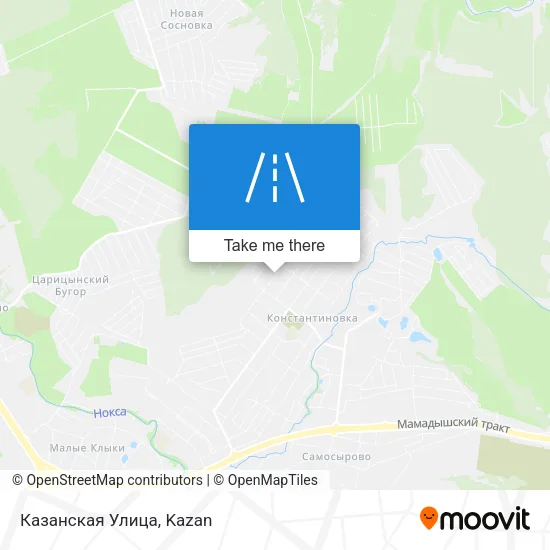 Казанская Улица map